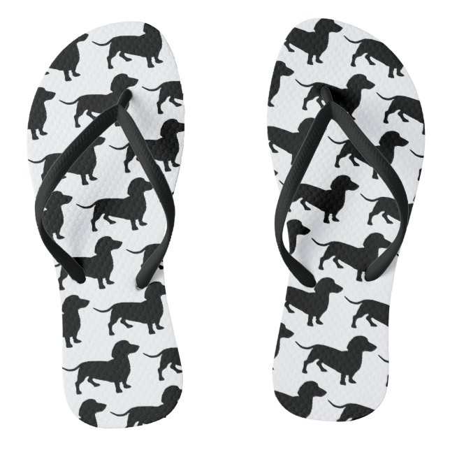 Dachshund Flip Flops (Footbed)