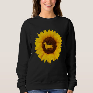 Dachshund  For Women Men Sausage Dog Sunflower Lov Sweatshirt