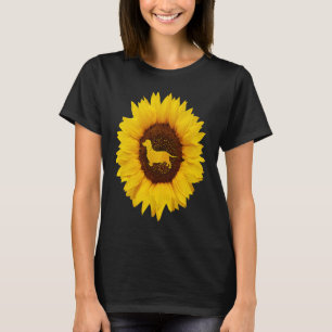 Dachshund  For Women Men Sausage Dog Sunflower T-Shirt