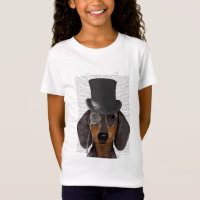 Dachshund, Formal Hound and Hat