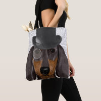 Dachshund, Formal Hound and Hat