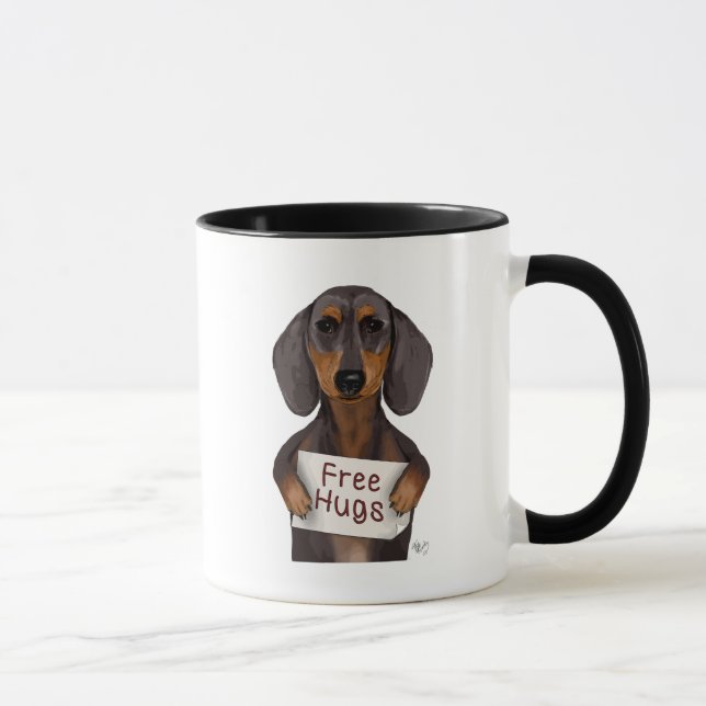 Dachshund Free Hugs Mug (Right)