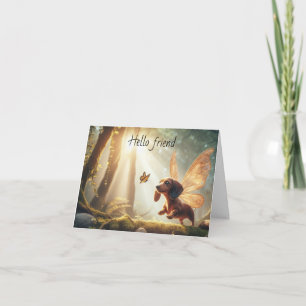 Dachshund Friend Greeting Card