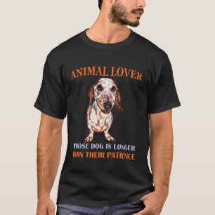Dachshund Funny Animal Lover Shirt for Men, Women