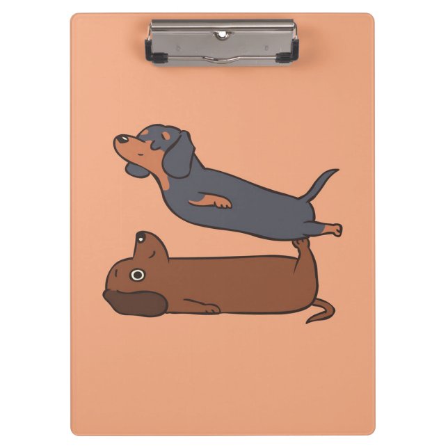 Dachshund Funny gift|Gift for Dachshund Dog Mom  Clipboard (Front)