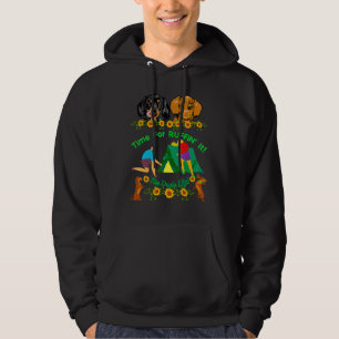 Dachshund  Funny Wiener Dog Cute Pet Camping Ruffi Hoodie