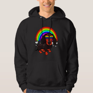 Dachshund Gay Pride Lgbt Hoodie