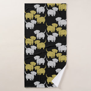 Dachshund German Dog Gifts Bath Towel