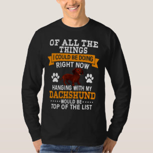 Dachshund Gif Dog Owner T-Shirt