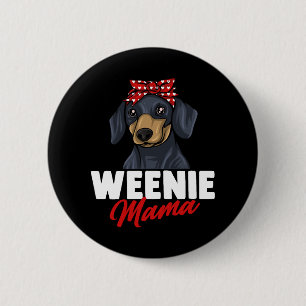Dachshund Gift Dixie Wiener Doxie Dackel 6 Cm Round Badge