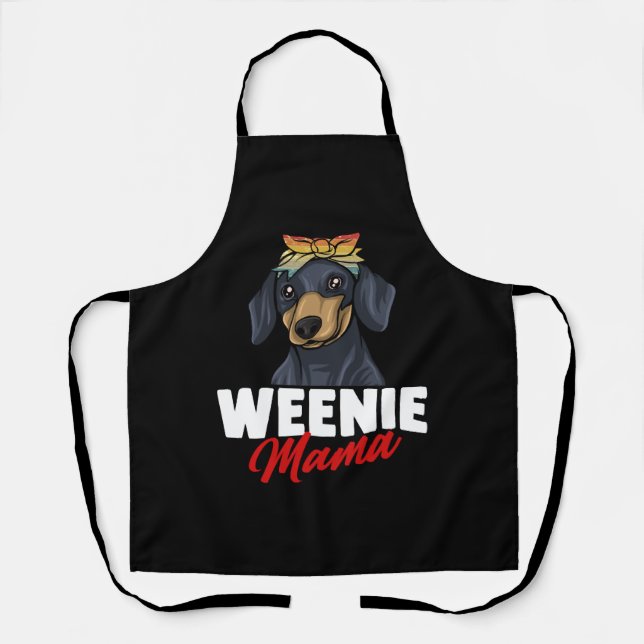Dachshund Gift Dixie Wiener Doxie Dackel  Apron (Front)