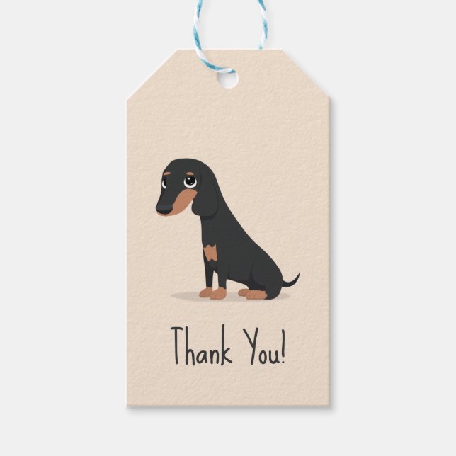 Dachshund Gift Tags (Front)