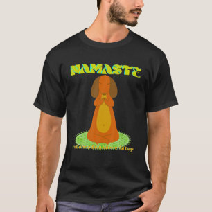 DACHSHUND GIFTS FUNNY WIENER DOG SILLY DOGGY YOGA T-Shirt