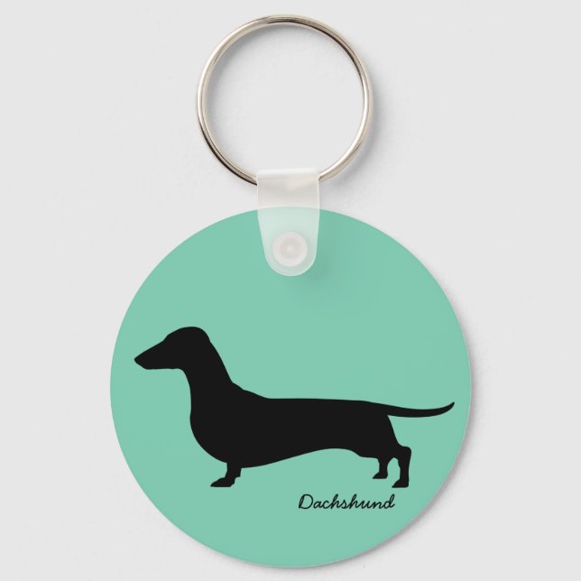 Dachshund Gifts Key Ring (Front)