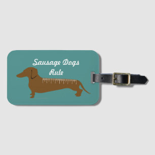 Dachshund Gifts Luggage Tag