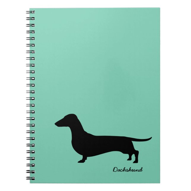 Dachshund Gifts Notebook (Front)