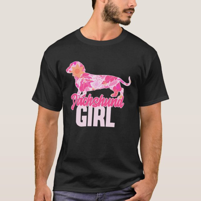 Dachshund Girl  3 T-Shirt (Front)