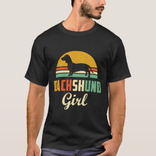 Dachshund Girl Cute Wiener Dog Mom Weiner Sausage T-Shirt