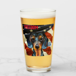 Dachshund glass
