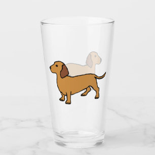 Dachshund Glass