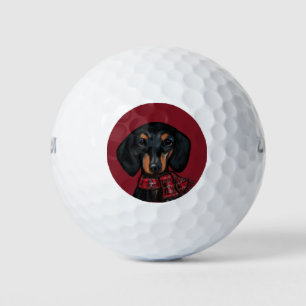DACHSHUND GOLF BALLS