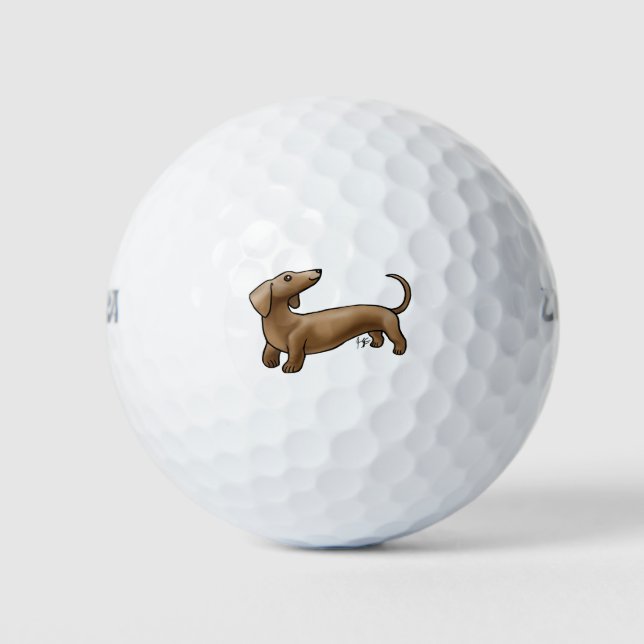 Dachshund Golf Balls (Front)
