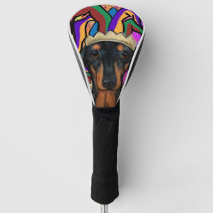 Dachshund golf head cover