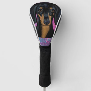 Dachshund golf head cover