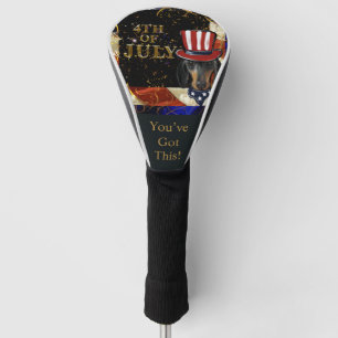 Dachshund golf head cover