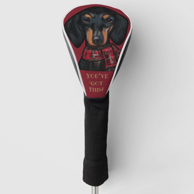 DACHSHUND       GOLF HEAD COVER (Front)