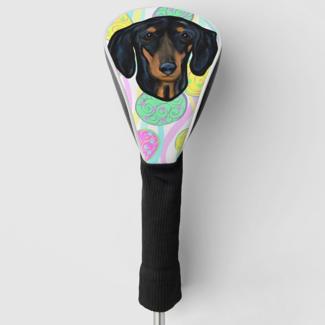 DACHSHUND GOLF HEAD COVER (Front)