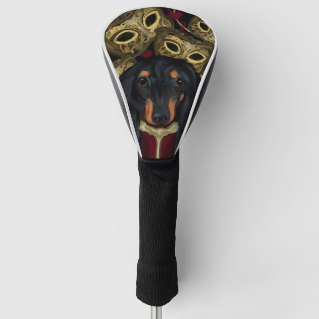 Dachshund   golf head cover (Front)
