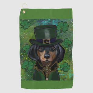 Dachshund  golf towel
