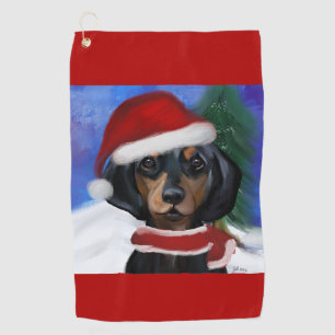Dachshund  golf towel