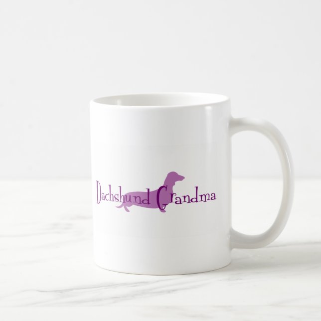 Dachshund Grandma Coffee Mug (Right)