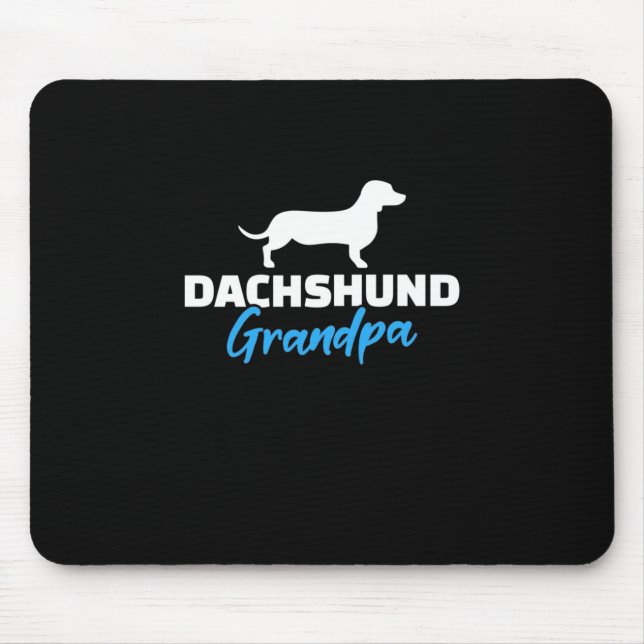 Dachshund Grandpa Mouse Mat (Front)