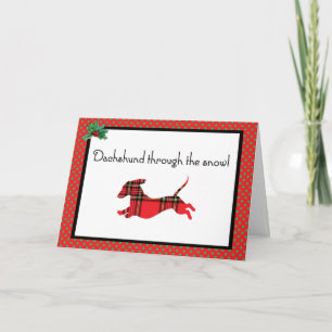 Dachshund Greeting Card