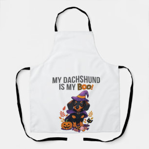 Dachshund Halloween Costume My Dachshund is My Bo Apron