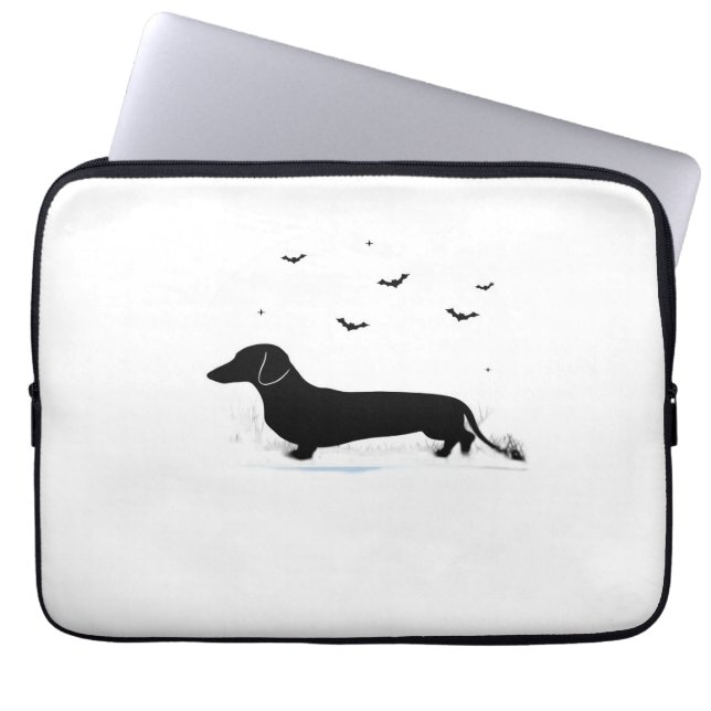 Dachshund Halloween Costume  My Dachshund is My Bo Laptop Sleeve (Front)
