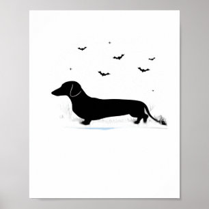 Dachshund Halloween Costume  My Dachshund is My Bo Poster