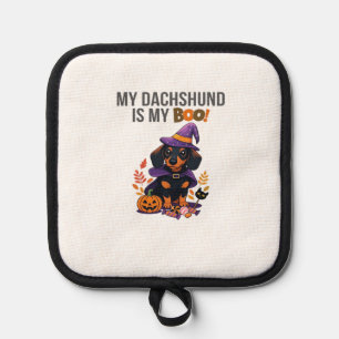 Dachshund Halloween Costume  My Dachshund is My Bo Pot Holder