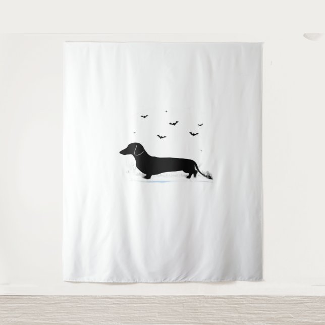 Dachshund Halloween Costume  My Dachshund is My Bo Tapestry (Front)