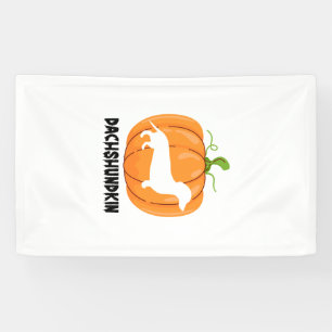 Dachshund Halloween Dog Banner