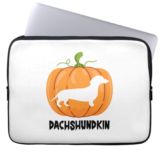 Dachshund Halloween Dog Laptop Sleeve (Front)
