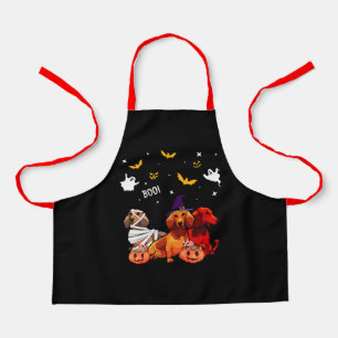 Dachshund Halloween Dog Lover Apron