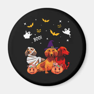 Dachshund Halloween Dog Lover Magnet