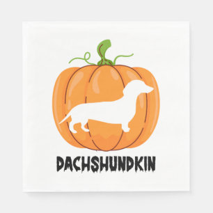 Dachshund Halloween Dog Napkin