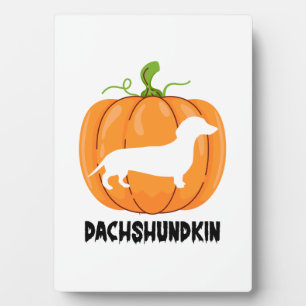 Dachshund Halloween Dog Plaque
