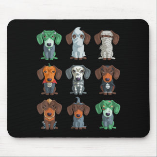 Dachshund Halloween Mouse Mat