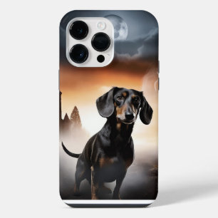 Dachshund Halloween Scary iPhone 14 Pro Max Case